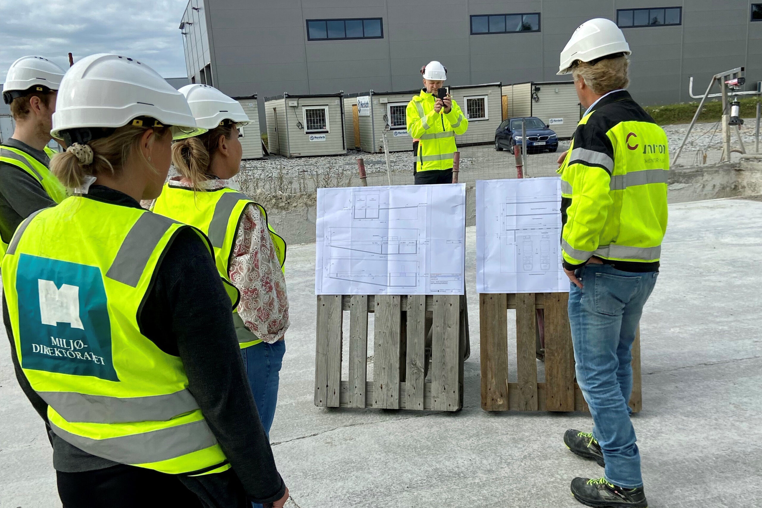 Miljødirektoratet besøker betongfabrikker