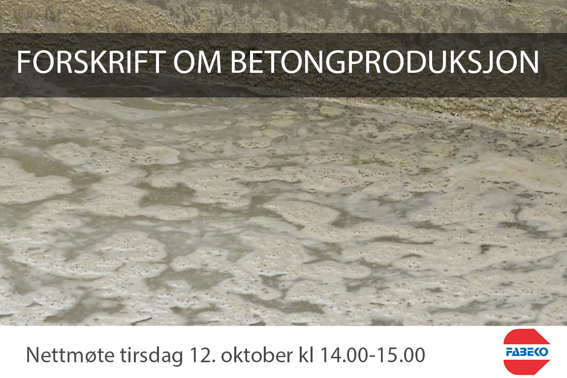Forskrift om betongproduksjon